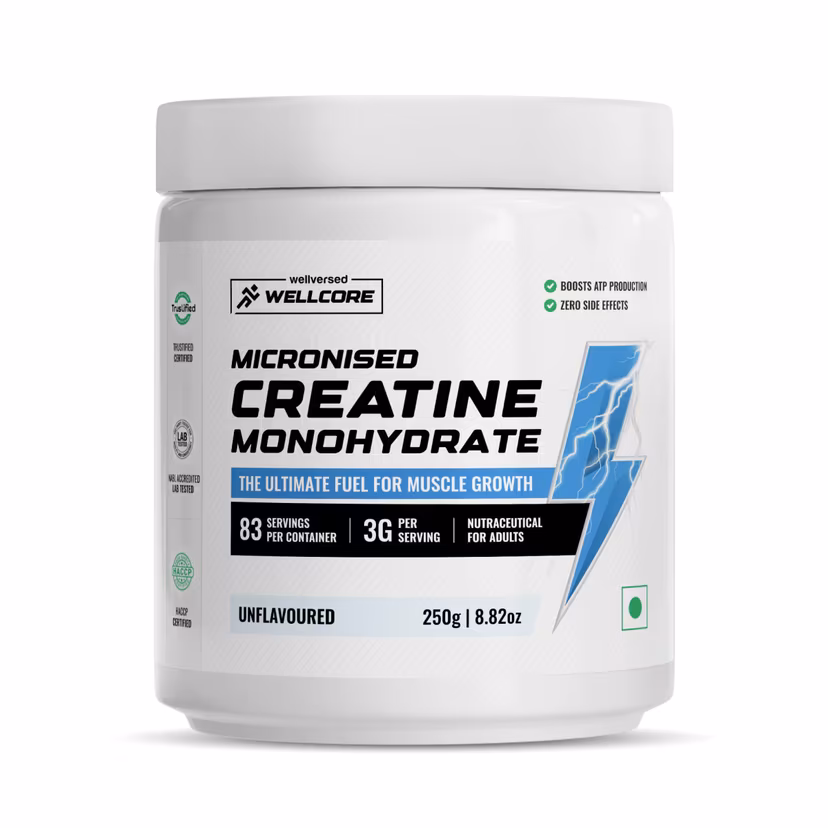 Wellcore-Pure Micronised Creatine Monohydrate 83 SERVING